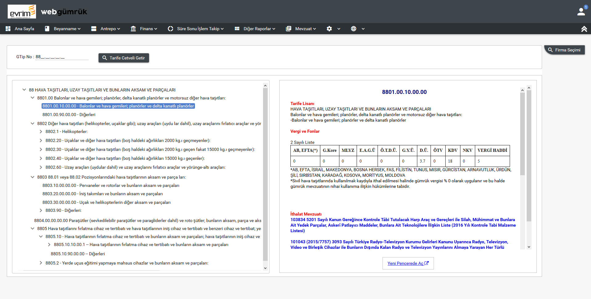 Web Gumruk Ana Sayfa