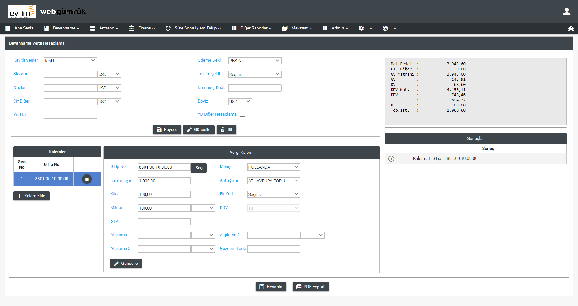 Web Gumruk Ana Sayfa